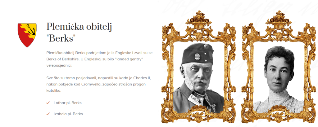 Plemićka obitelj "Berks"